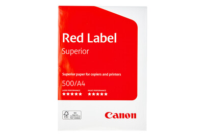 Image of Canon Red Label Superior Kopierpapier FSC A4 80g 500 Blatt
