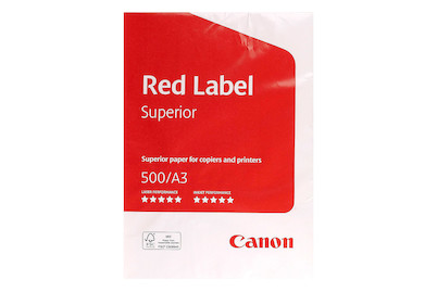 Image of Canon Kopierpapier Red Label Superior FSC A3 80g 500 Blatt bei JUMBO