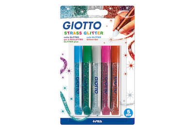Image of Giotto Glitter Klebestoff 5 Stück bei JUMBO