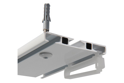 Image of Maxi Vorhangprofil DUO Plus 1-oder 2-läufig 200 cm, weiss bei JUMBO