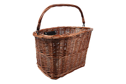 Image of Fahrradkorb vorne Rattan mit Klickhalterung bei JUMBO