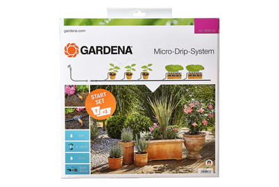 Image of Gardena Micro-Drip-System Start-Set Pflanztöpfe M