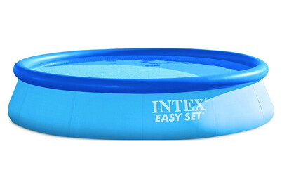 Image of Intex Easy Swimming Pool Set 396cm (Vinyl), blau