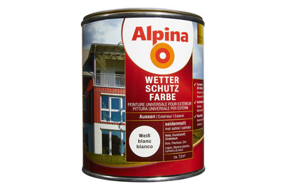 Image of Alpina Wetterschutzfarbe weiss 0.75L bei JUMBO