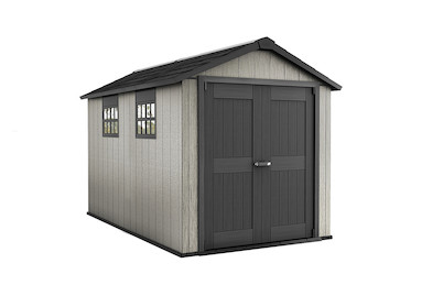 Image of Keter Gartenhaus Oakland (229 x 223.5 cm), kunststoff in betonoptik bei JUMBO