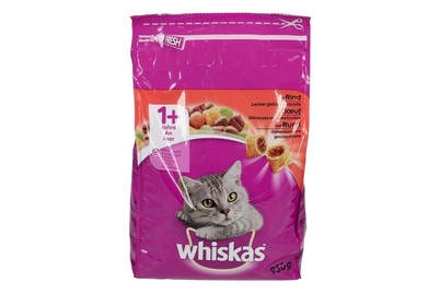 Image of Whiskas 1+ Trocken-Katzenfutter Rind bei JUMBO