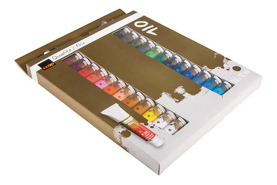Image of Ölfarben Qualité&Prix 24 Farben x 12 ml Künstler-Set bei JUMBO