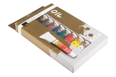 Image of Ölfarben Qualité&Prix 8 Farben x 12 ml Künstler-Set bei JUMBO