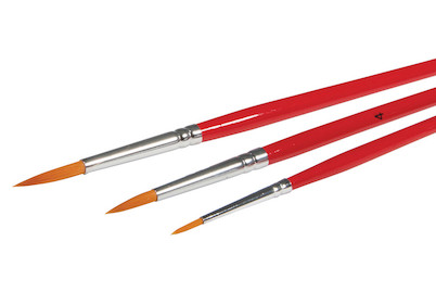 Image of Pinselset Art , Qualité&Prix ,Fsc 100%, Synthetik kurzstielig, SB-Btl 3Stück bei JUMBO