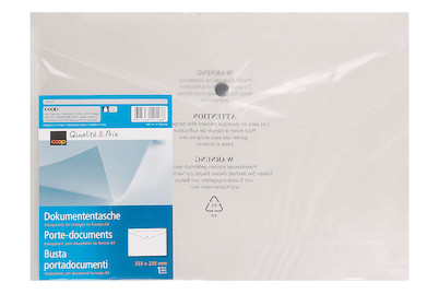 Image of Qualité&Prix Dokumententasche transparent bei JUMBO