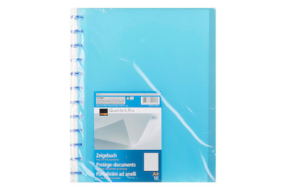 Image of Qualité&Prix Zeigebuch blau mit 20 Ersatztaschen bei JUMBO