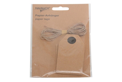 Image of Papieranhänger mit Kordel 20 Stück bei JUMBO