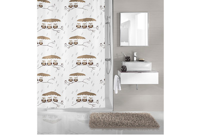 Image of Kleine Wolke Duschvorhang Eule 180x200 cm bei JUMBO