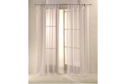 Image of Voile Vorhang mit Schlaufen 140 x 245 cm weiss bei JUMBO
