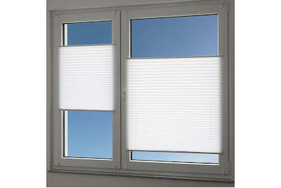 Image of Spannfix Plissee 140 x 160 cm, weiss bei JUMBO