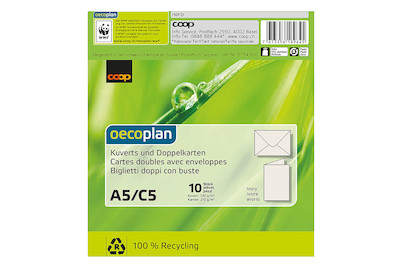 Image of Oecoplan Kuverts und Doppelkarten A5/C5 ivoire 10/10 Stk. bei JUMBO