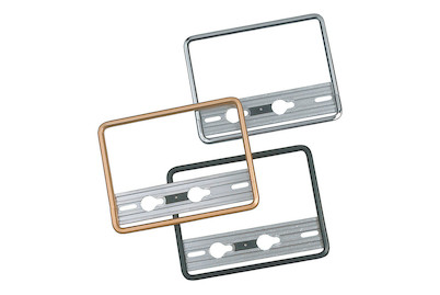 Image of Qualité&Prix Nummerrahmen Motorrad Alu gold bei JUMBO