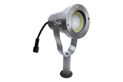 Image of LED Strahler aus Aluminium geb., zum stecken, Warmweiss, Ip67 bei JUMBO