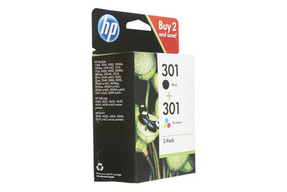Image of HP Tintenpatrone 301 DeskJet Combopack N9J72Ae bei JUMBO