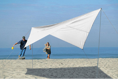 Image of Portables Sonnensegel 3x3x2.2 m, weiss bei JUMBO