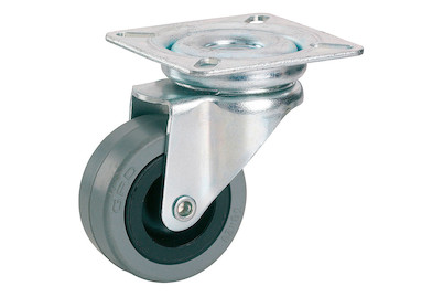 Image of Apparatelenkrolle mit Platte 42x42 mm bei JUMBO