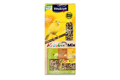 Image of Vitakraft Kräcker® Trio Ei/Kiwi/Ban.Kanarien 3Stk. bei JUMBO