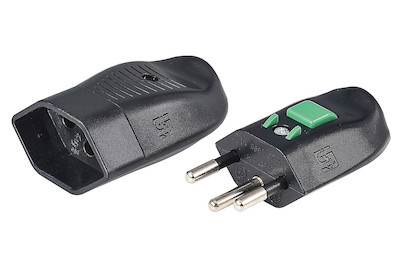 Image of Steko Lock schwarz mit Stecker T12 und Kupplung T13 bei JUMBO
