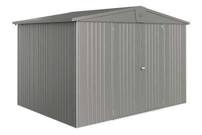 Image of Biohort Gerätehaus Europa 5 (316 x 228 cm), stahl grau bei JUMBO