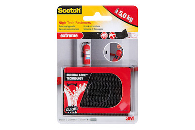 Image of 3M™ Scotch® RF6731-EUExtreme Fastenersschwarz, 25.4 mm x 76.2 mm bei JUMBO