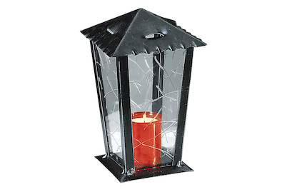 Image of Grablaterne schwarz 22 cm bei JUMBO