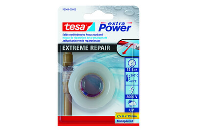Image of tesa® Extreme Repair Tape 2,5m:19mm transparent bei JUMBO
