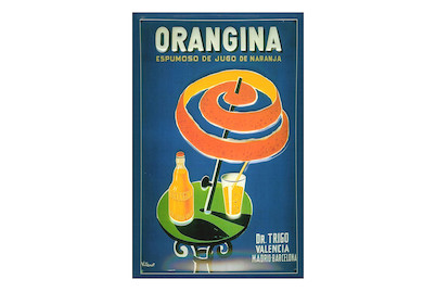 Image of Werbeblechschild Orangina bei JUMBO