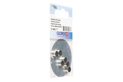 Image of Magnete extra stark 6 St D: 8 mm H: 4 mm bei JUMBO