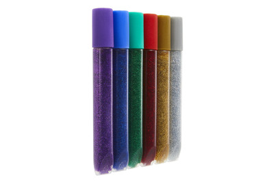 Image of Glitterglue Stifte 6 x 10.5 ml Standardfarben bei JUMBO