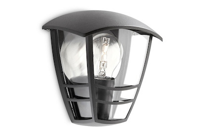 Image of Philips Aussenwandleuchte, Creek 60W schwarz bei JUMBO