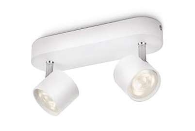 Image of Philips Spotleuchte Star 2x4.5W weiss bei JUMBO