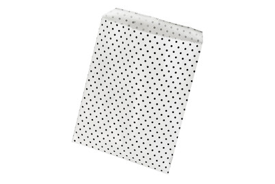 Image of Papiertütchen Lebensmittelecht, weiss mit Punkten, SB-Btl 25Stück bei JUMBO