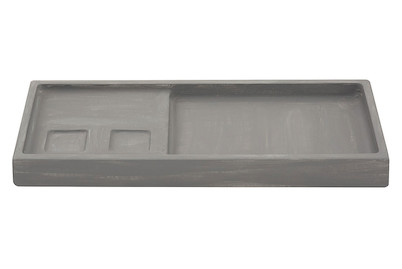 Image of Giessform Platte länglich für zwei Gläser PET 36x15.5 cm bei JUMBO