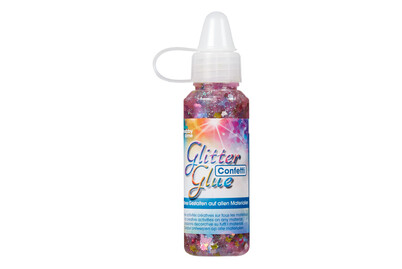 Image of Glitterglue Flasche 53ml Confetti Butterfly multicol. bei JUMBO