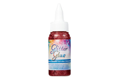 Image of Glitterglue Flasche 60 ml Dosierverschluss pink bei JUMBO