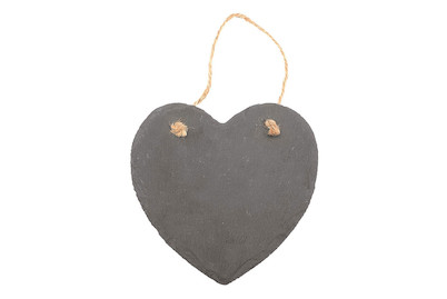 Image of Schieferstein mit Hänger Herz bei JUMBO