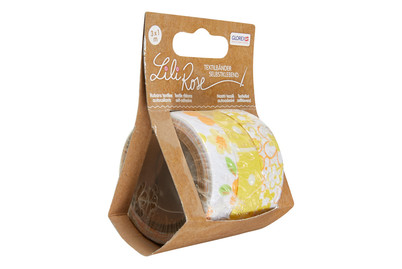 Image of Textilbänder selbstklebend 3x1m gelb 1 1.5 cm bei JUMBO