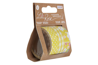 Image of Textilbänder selbstklebend 3x1m gelb 2 1.5 cm bei JUMBO