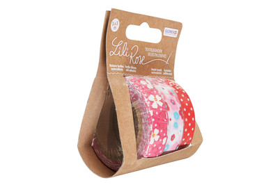 Image of Textilbänder selbstklebend 3x1m rot 2 1.5 cm bei JUMBO