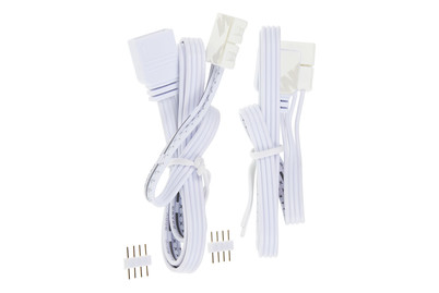 Image of Function YourLED ECO Clip-Connector 50cm 2er Pack Weiss Kunststoff bei JUMBO