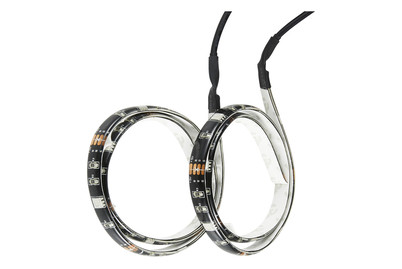 Image of Function USB-Strip 2x50cm RGB 2,5W 5V Schwarz Metall/Kunststoff bei JUMBO