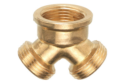 Image of Verteilerstück 3/4''Ig 2x3/4''AG Messing bei JUMBO