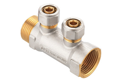 Image of VRS Verteiler 2 Abgänge 1'' x 16mm bei JUMBO