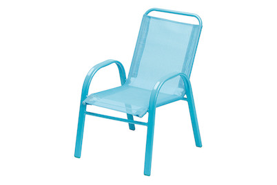 Image of Home and More Kinder Textilene Stapelstuhl, blau bei JUMBO