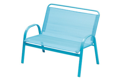 Image of Home and More Kinder Stahl Bank, Stapelbar, blau bei JUMBO